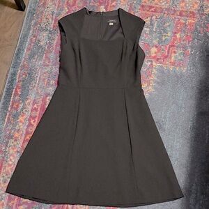 Tahari ASL Elegant Black Midi Dress